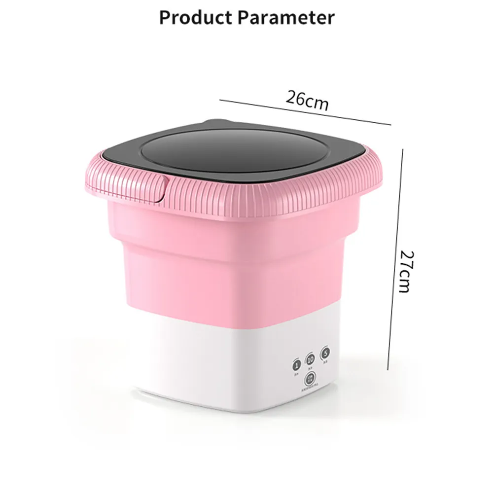 MINI LAVADORA PLEGABLE PORTATIL - Imagen 2